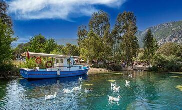 DALYAN - İZTUZU  PLAJI (YÜZME MOLALI) YUVARLAK ÇAY - AKYAKA TURU